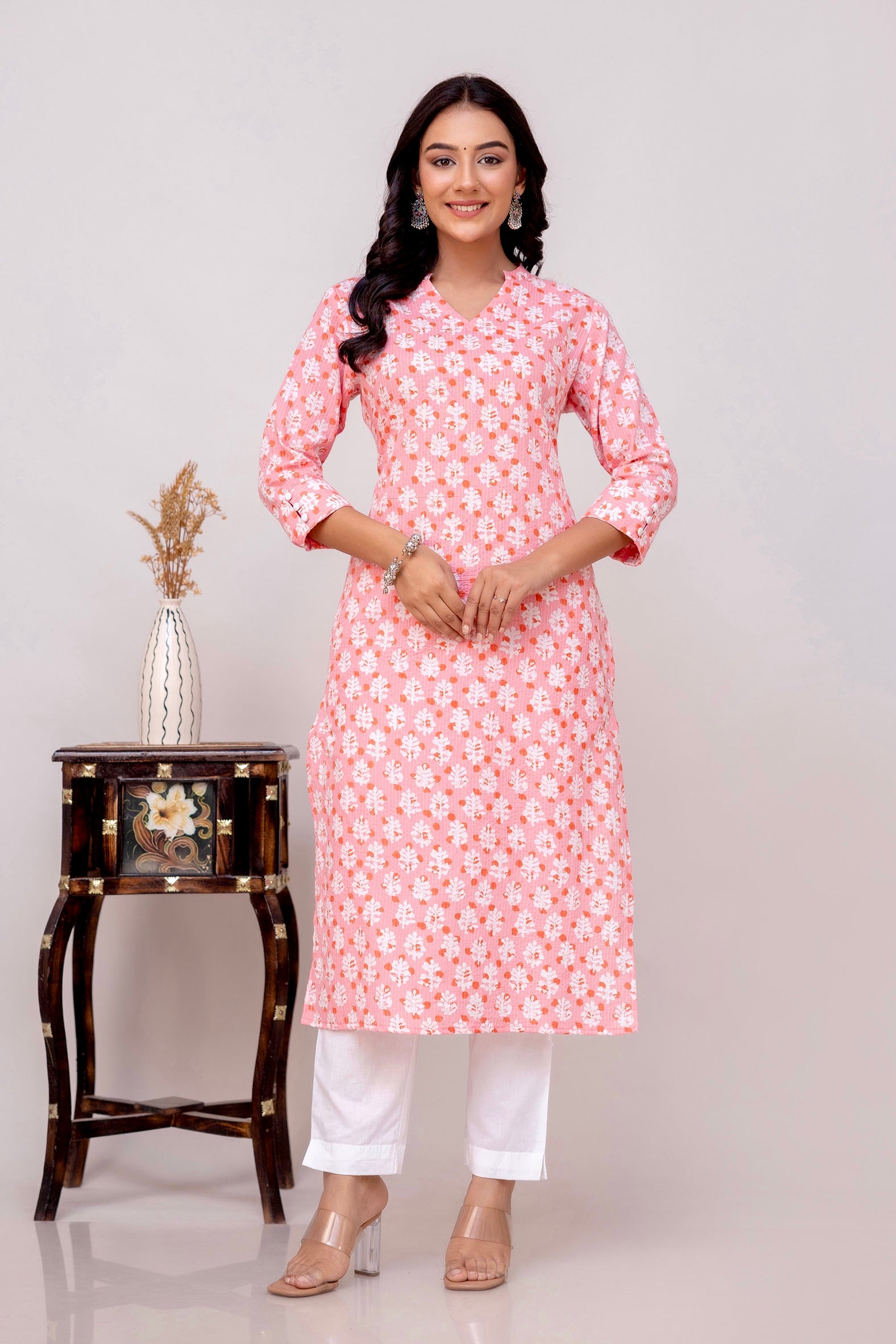 Pink Kurta For Women Pink Kurta For Women
