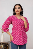Pink Cotton Top For Women Pink Cotton Top For Women