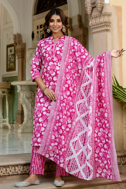 Pink Daily Wear Kurta Sets