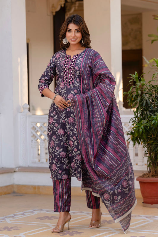 Block Print Kurta Set Dress