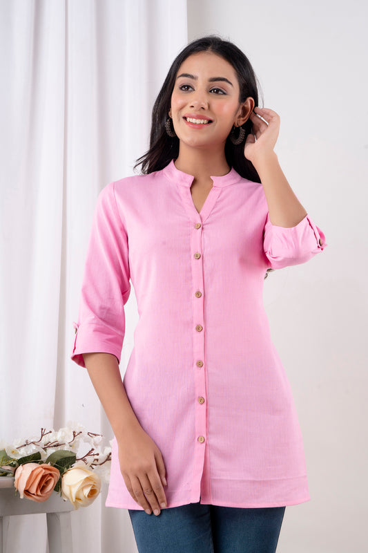Pink Kurti For Women