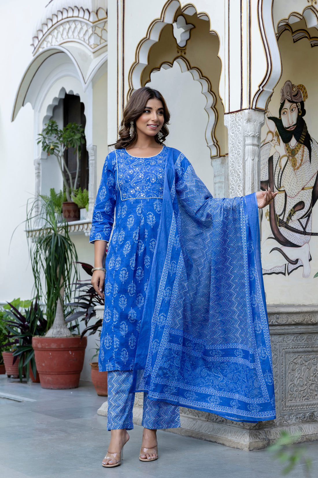 Blue Kurta Set  Blue Kurta Set
