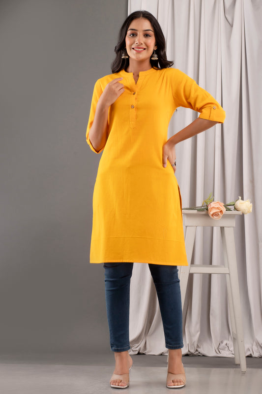 Yellow Kurta For Women Online