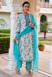 White Kurta Set With Duppata White Kurta Set With Duppata