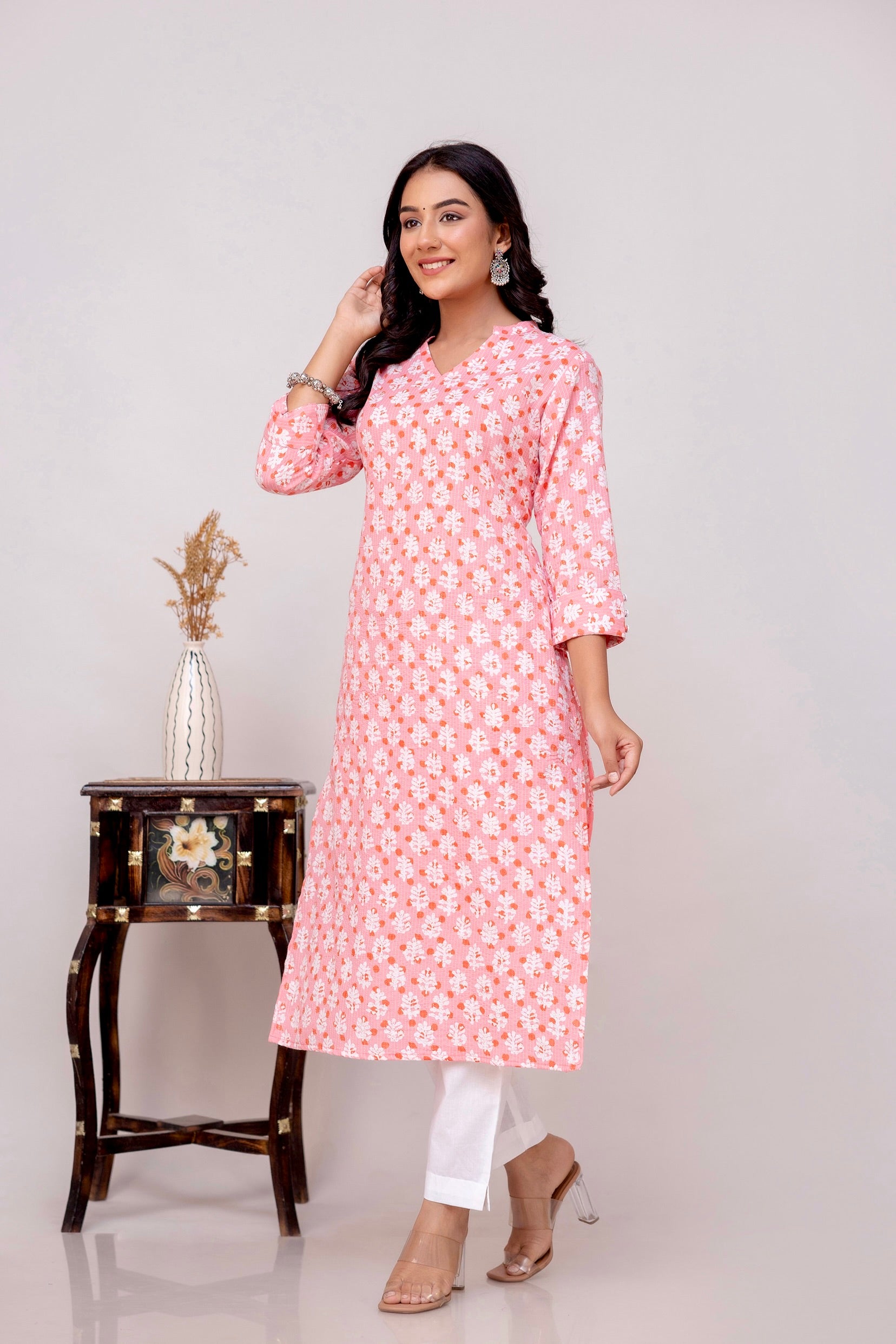 Pink Kurta For Women Pink Kurta For Women