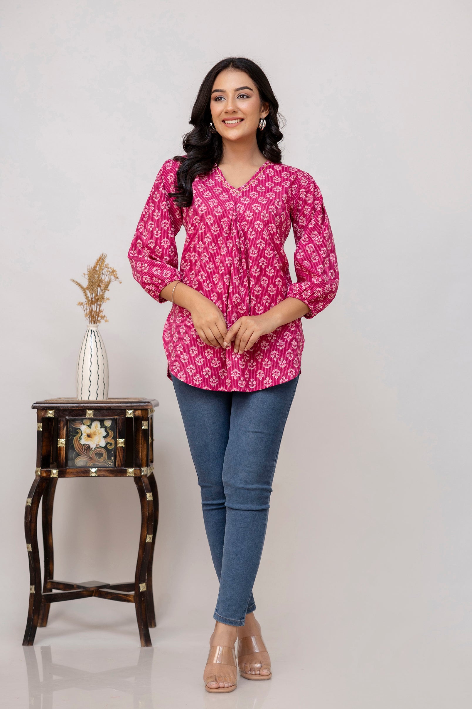 Pink Cotton Top For Women Pink Cotton Top For Women