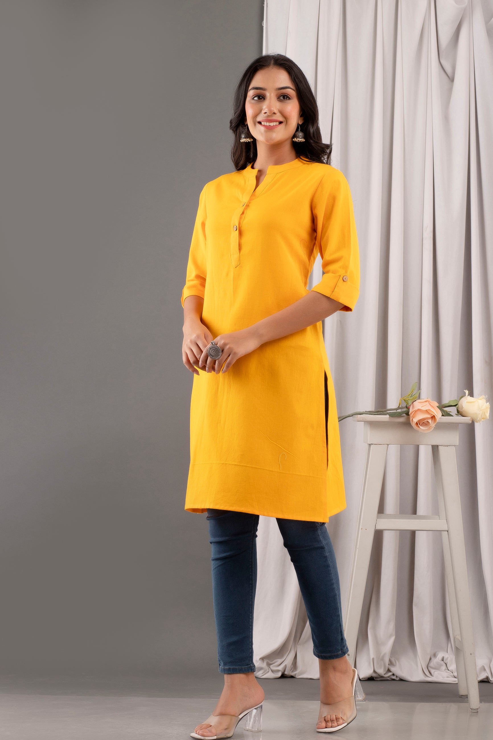 Yellow Kurta For Women Online Yellow Kurta For Women Online