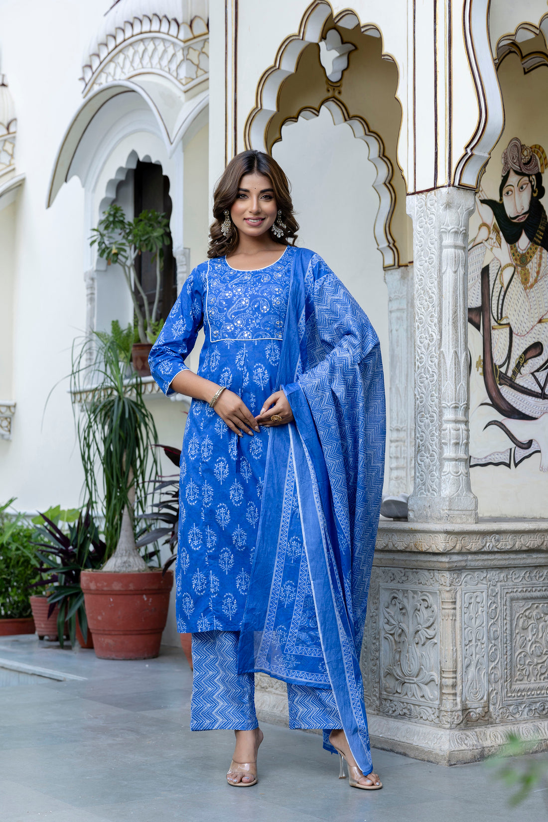 Blue Kurta Set  Blue Kurta Set