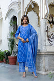 Blue Kurta Set  Blue Kurta Set