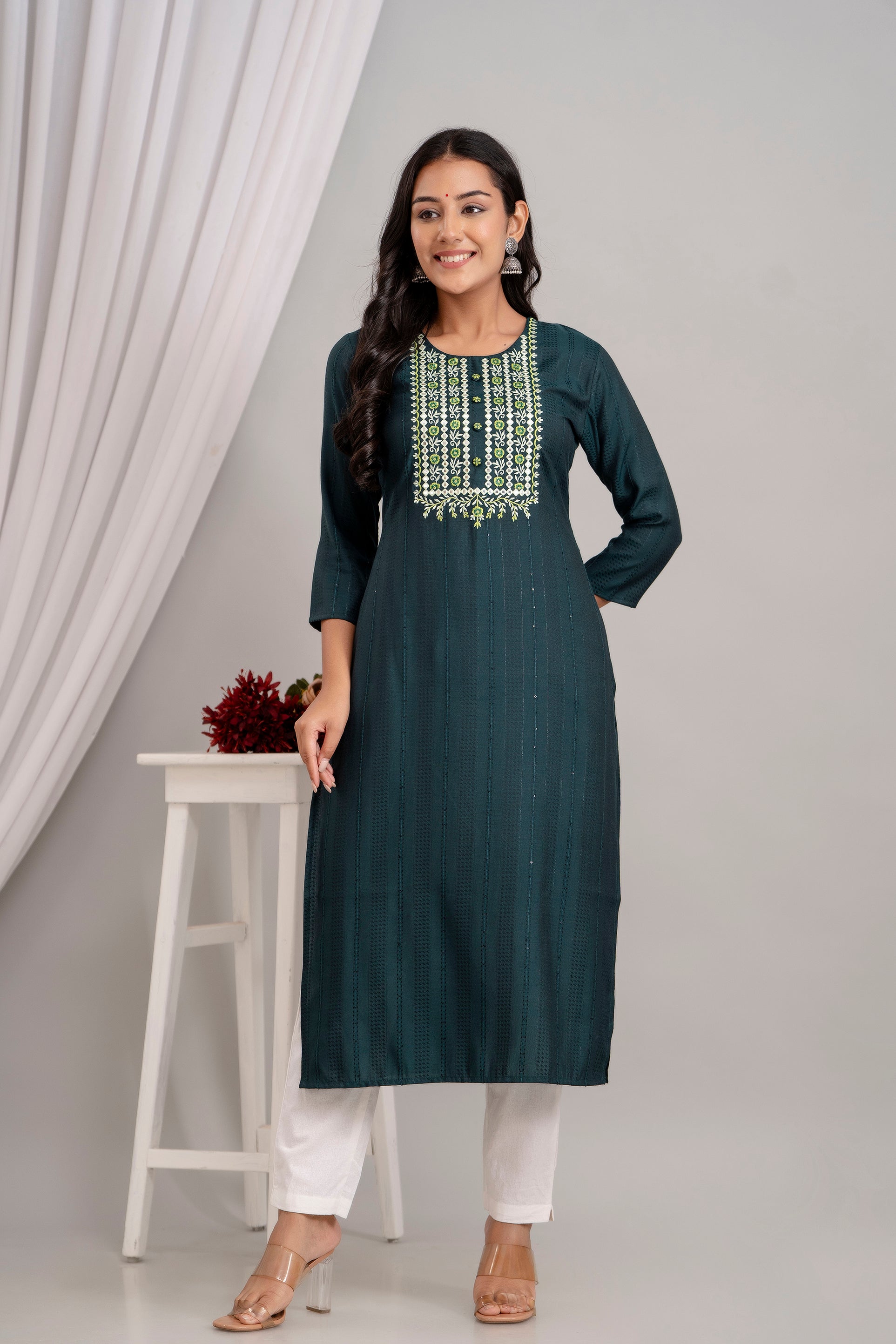 Green Kurta Sets  Green Kurta Sets