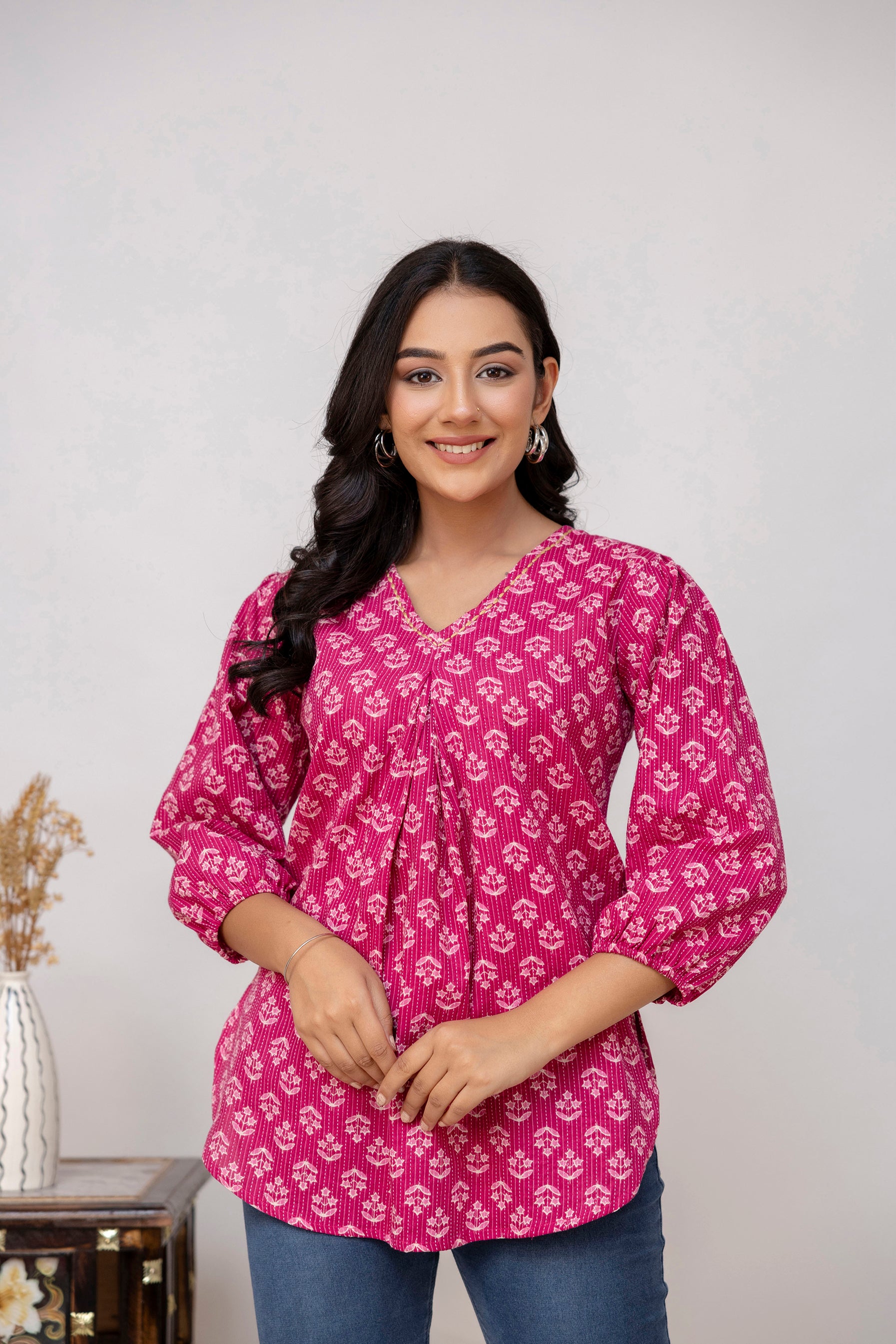 Pink Cotton Top For Women Pink Cotton Top For Women