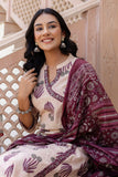 Pink and Cream Angrakha Neckline Kurta Set with Trousers and Dupatta Pink and Cream Angrakha Neckline Kurta Set with Trousers and Dupatta
