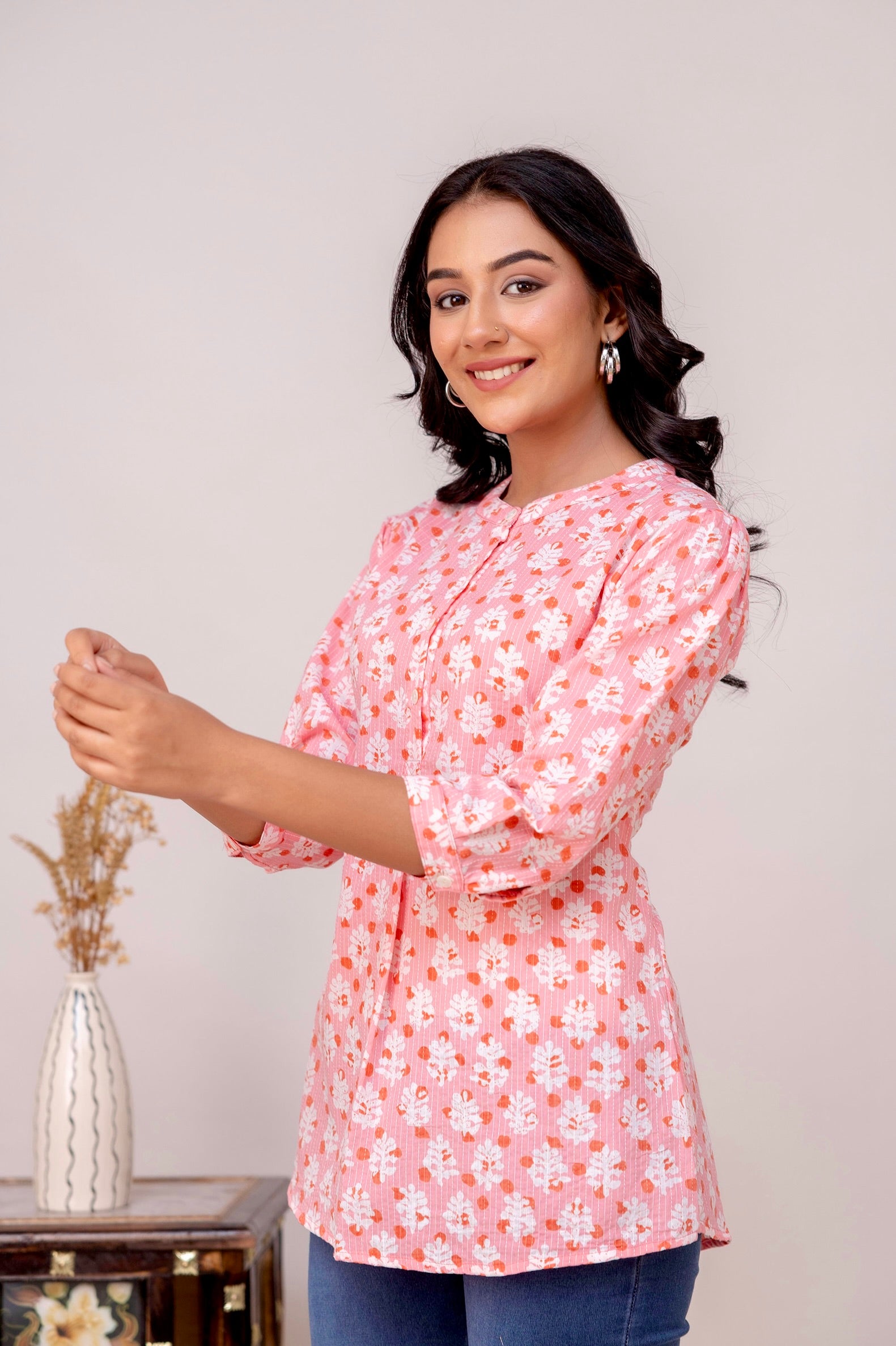 Pink Cotton Top For Women Pink Cotton Top For Women