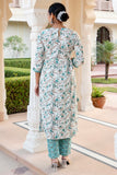White Kurta Set With Duppata White Kurta Set With Duppata