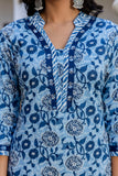 Blue Kurta Set For Women Blue Kurta Set For Women