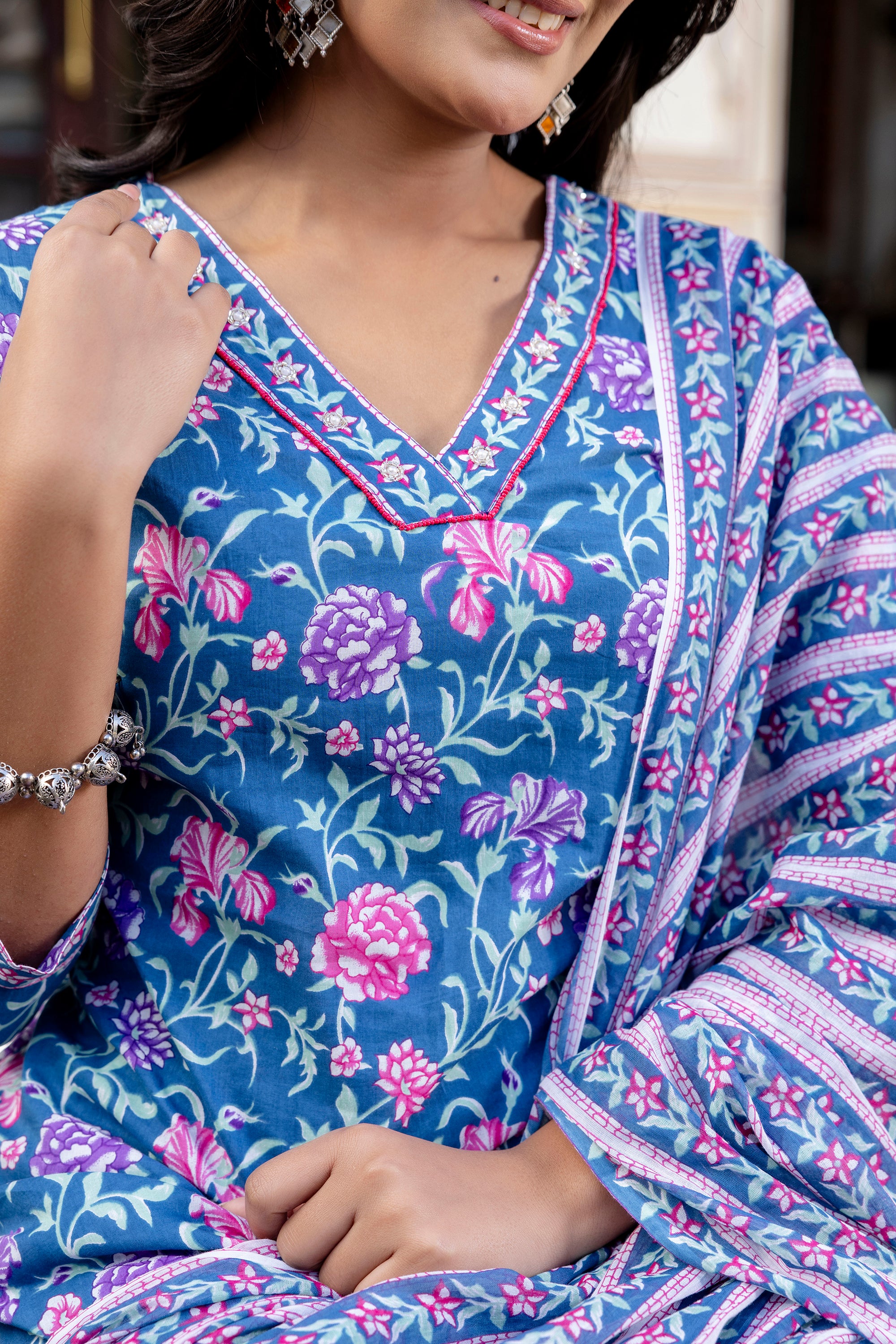 Blue Kurta Set For Women Blue Kurta Set For Women