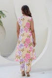 Pastel Yellow Threadwork Straight Kurta with Trousers Coord Set Pastel Yellow Threadwork Straight Kurta with Trousers Coord Set