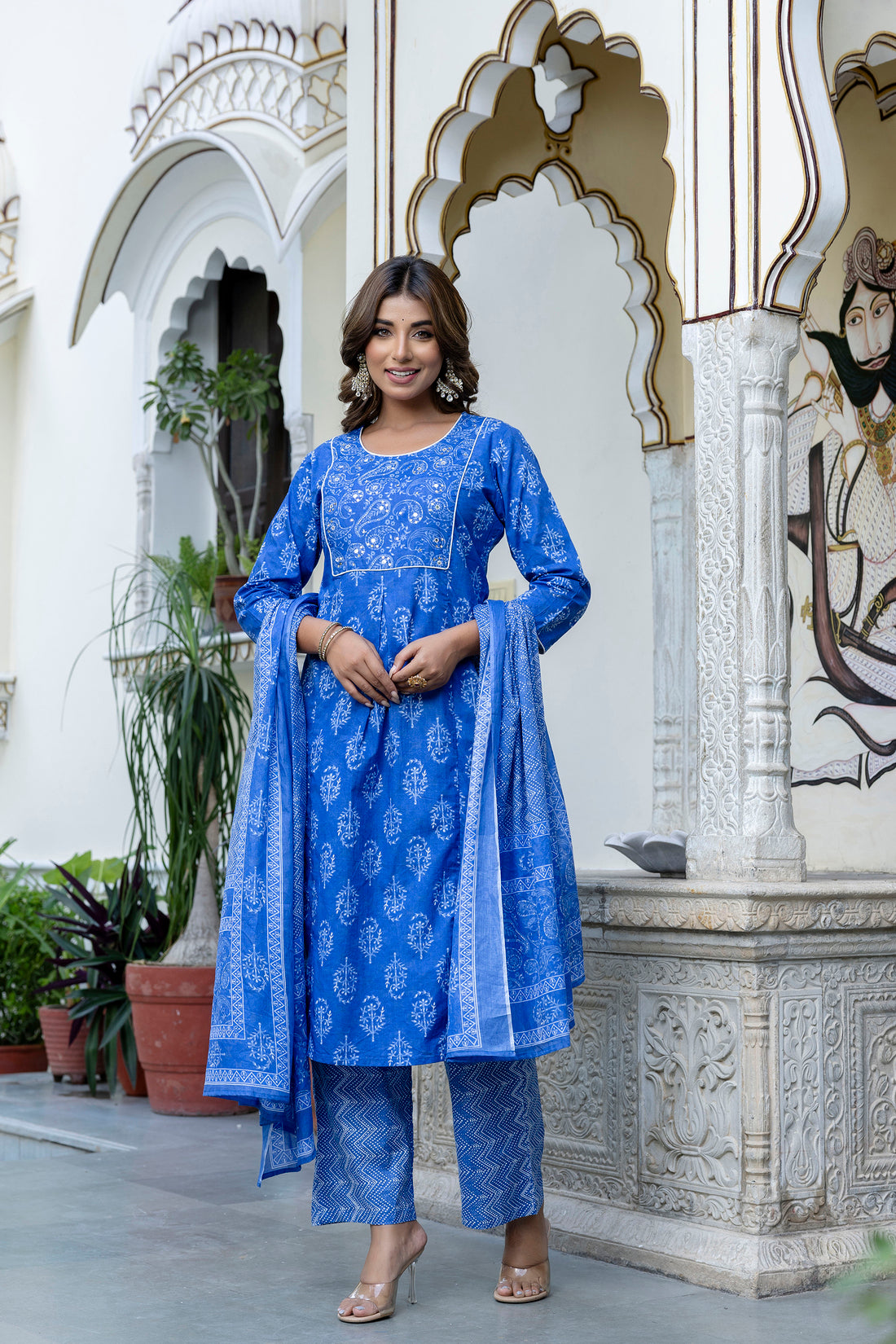 Blue Kurta Set  Blue Kurta Set