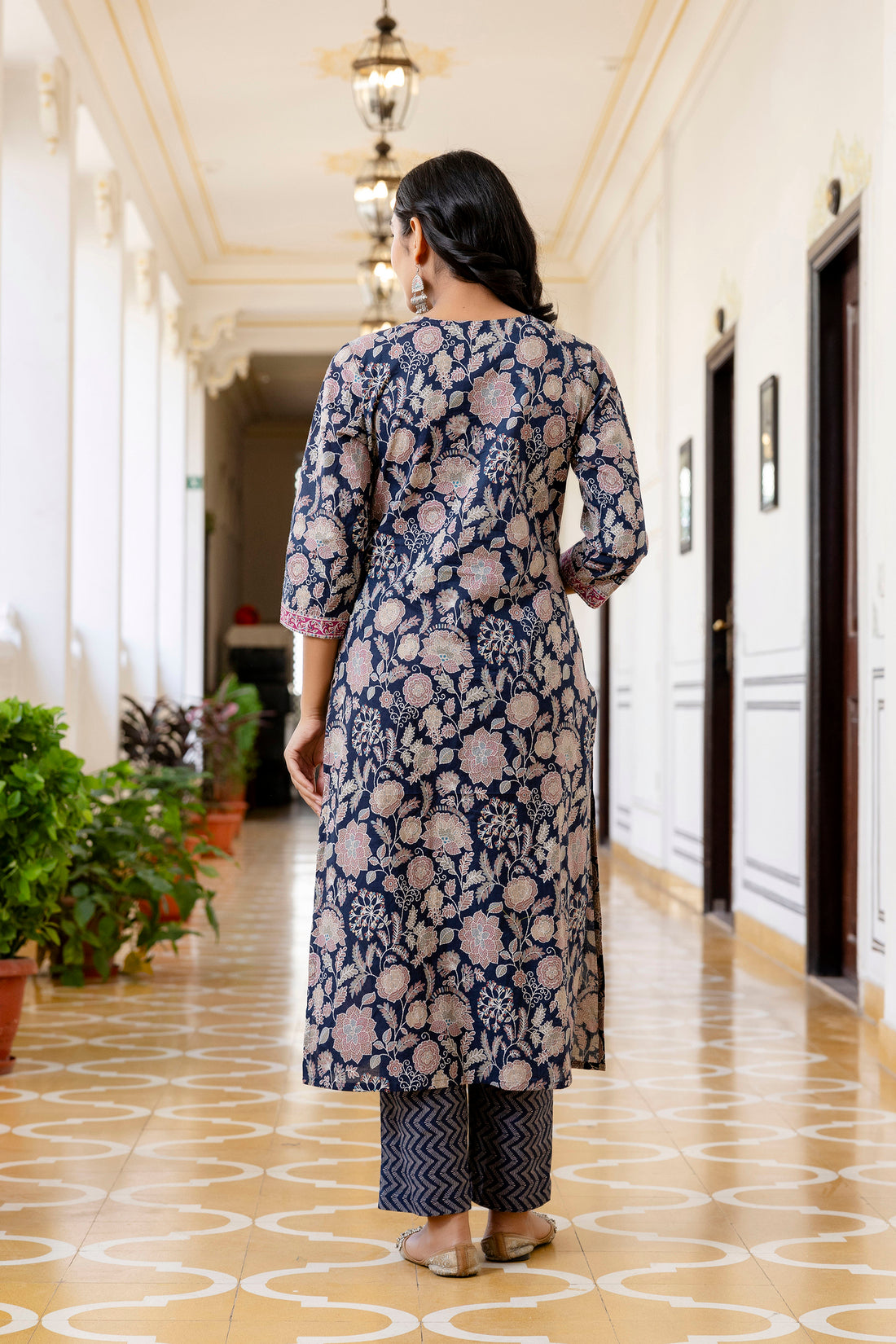 Blue Kurta Set For Women Blue Kurta Set For Women