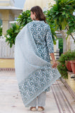 Sky Blue kurta Set With Dupatta Sky Blue kurta Set With Dupatta