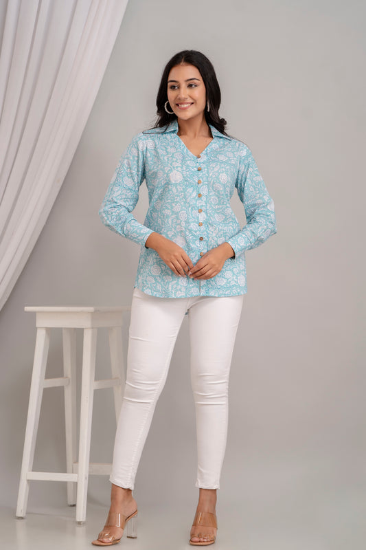 Blue Shirt For Women
