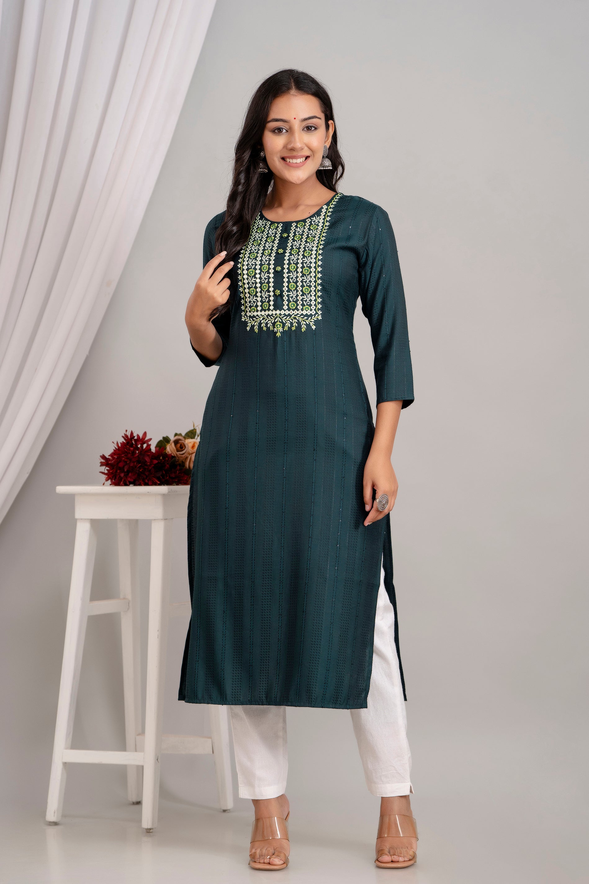 Green Kurta Sets  Green Kurta Sets
