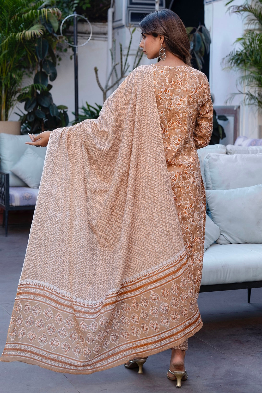 Light Brown Suit Set  Light Brown Suit Set