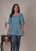 Blue Cotton Top For Women Blue Cotton Top For Women
