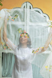 Handpainted Organza Kurta Set Handpainted Organza Kurta Set