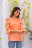 Orange Off Shoulder Top Orange Off Shoulder Top