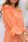 Orange Off Shoulder Top Orange Off Shoulder Top