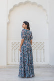 Satin Georgette Gown Satin Georgette Gown