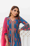 Peplum Top & Designer Skirt Set Peplum Top & Designer Skirt Set