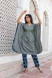 Grey Designer Kaftan Set Grey Designer Kaftan Set