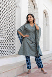Grey Designer Kaftan Set Grey Designer Kaftan Set
