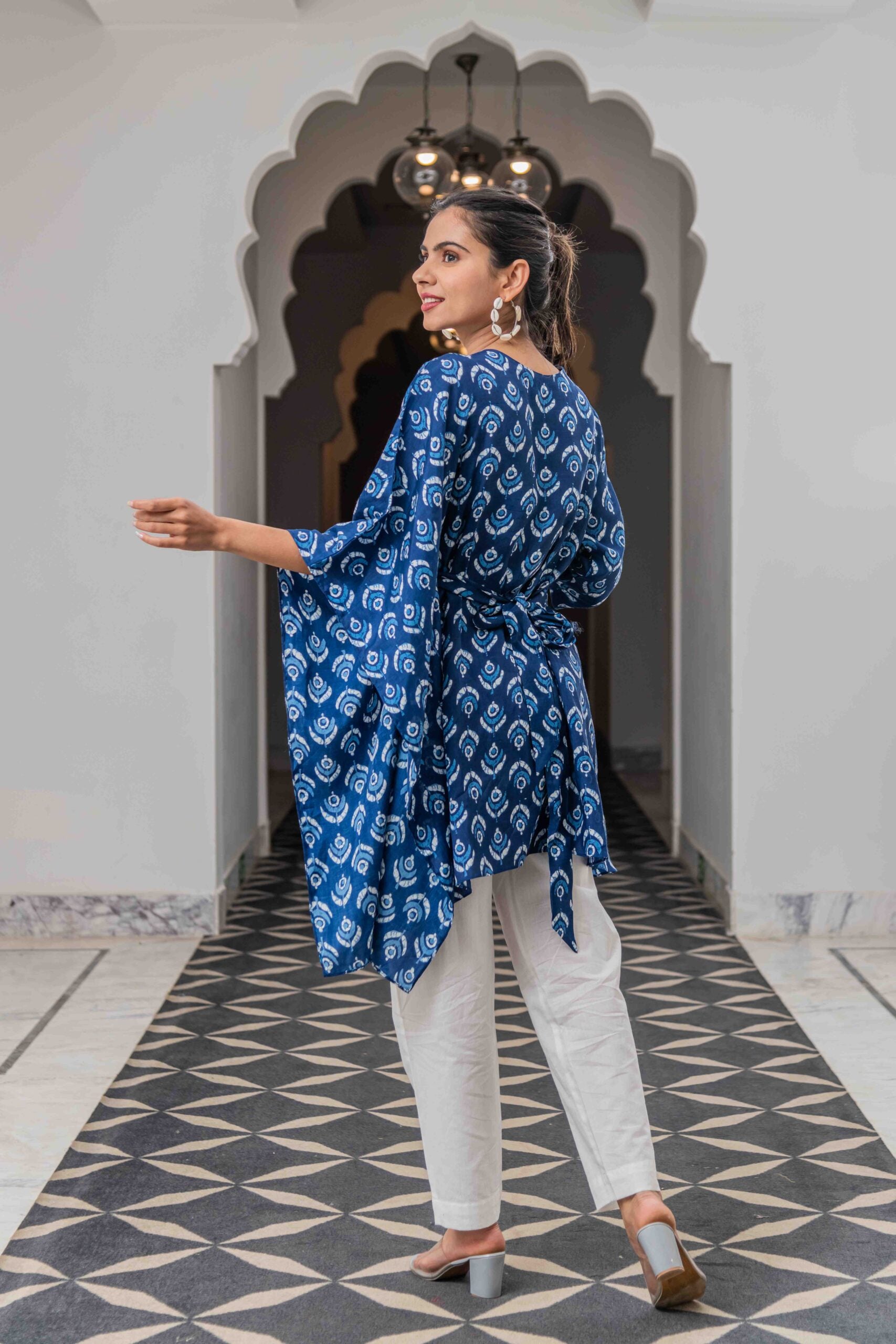 Blue Kaftan Set for casual wear Blue Kaftan Set for casual wear