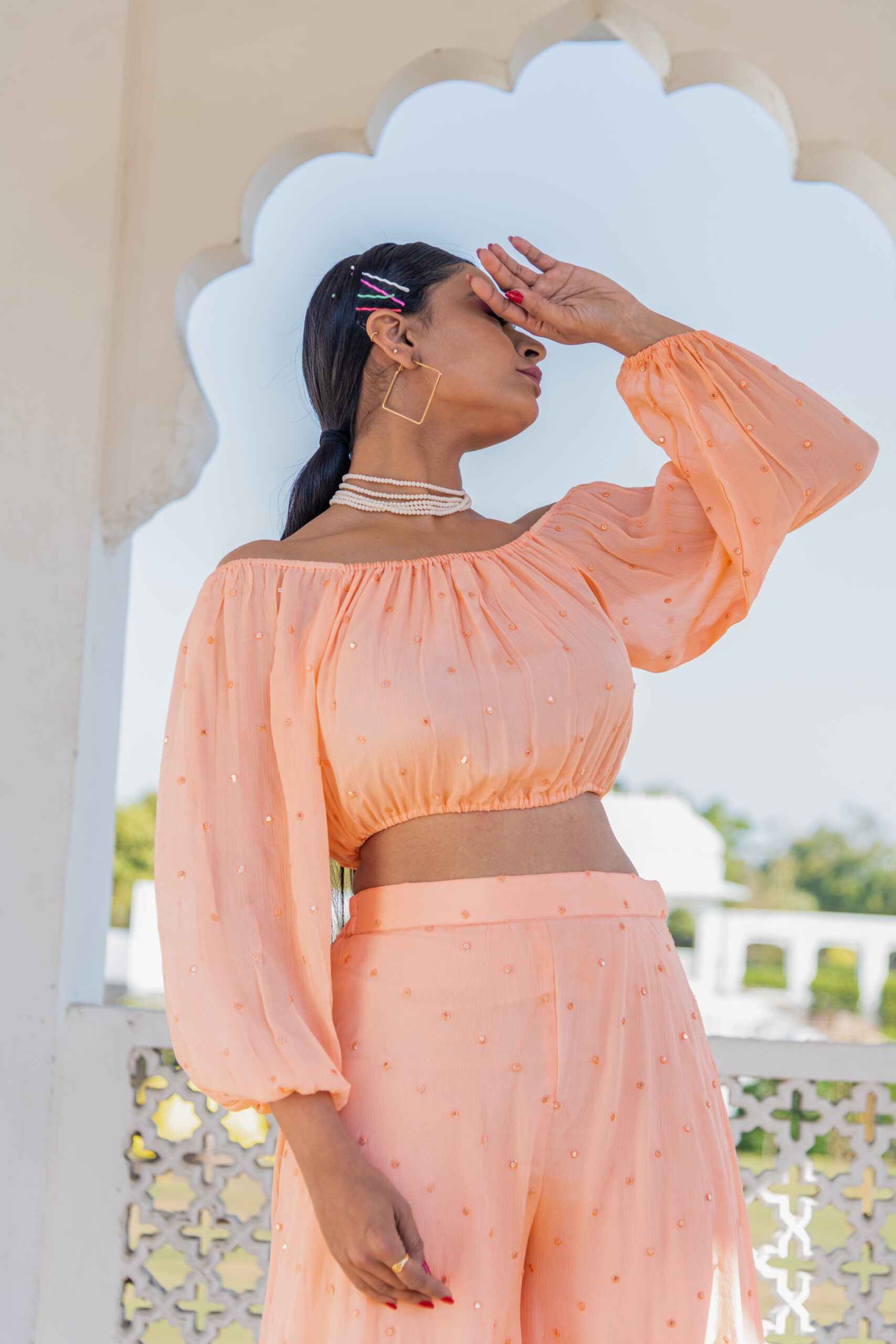 Crop Top & Plazzo Set Crop Top & Plazzo Set