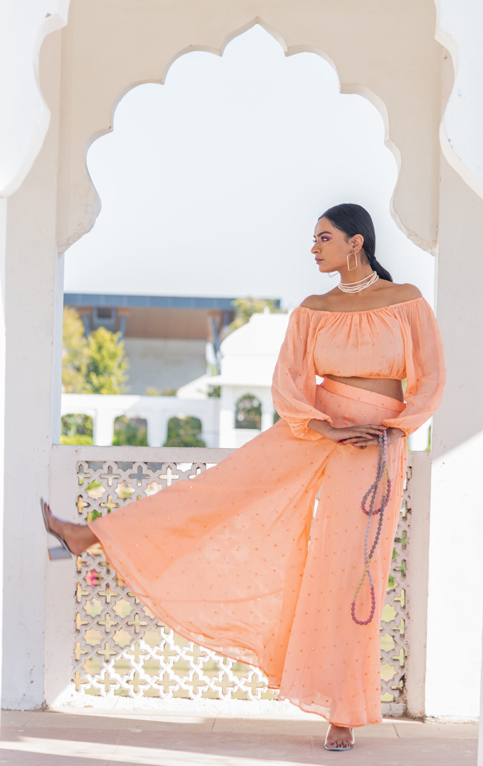 Crop Top & Plazzo Set Crop Top & Plazzo Set