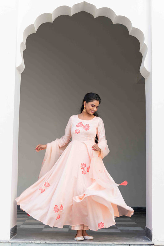 Handpainted Designer Suit Set