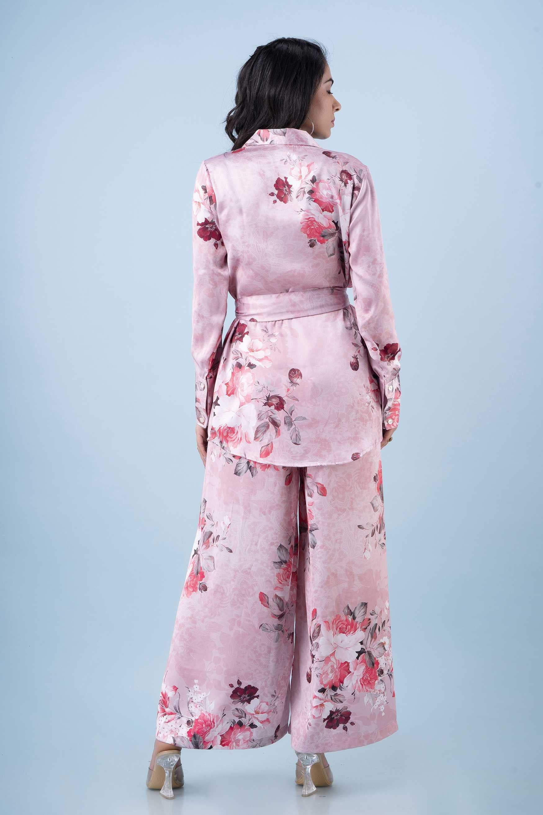 Baby Pink Flower Co-ord set Baby Pink Flower Co-ord set