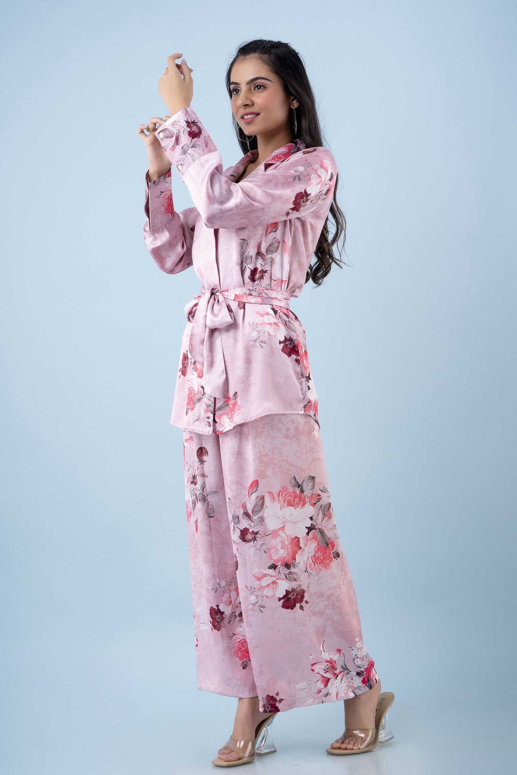 Baby Pink Flower Co-ord set Baby Pink Flower Co-ord set