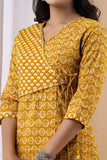 Yellow Cotton Printed Kurta Set Yellow Cotton Printed Kurta Set