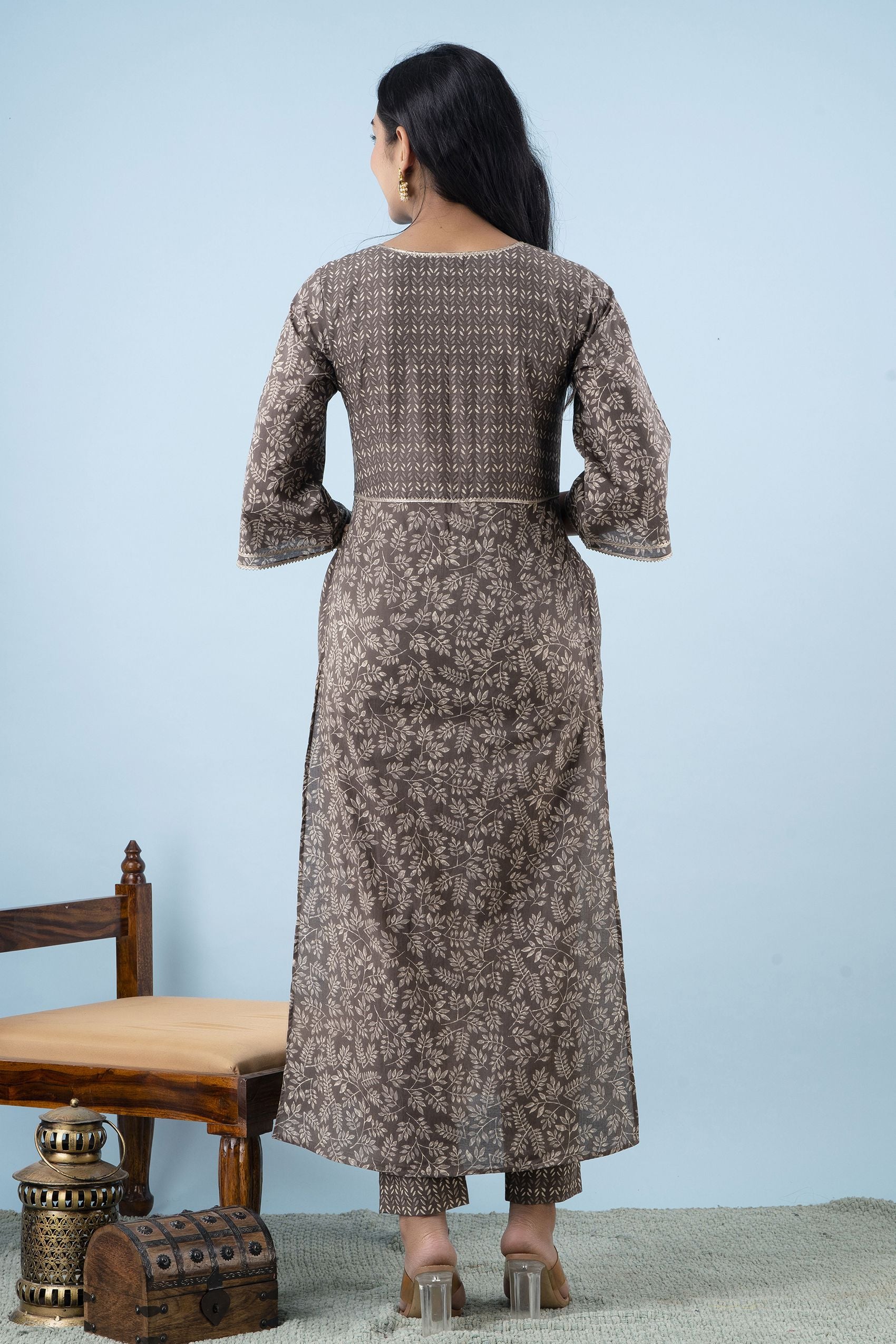 Ladies Cotton Printed Kurta Set Ladies Cotton Printed Kurta Set