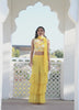 Yellow Modern Georgette Sharara Set Yellow Modern Georgette Sharara Set