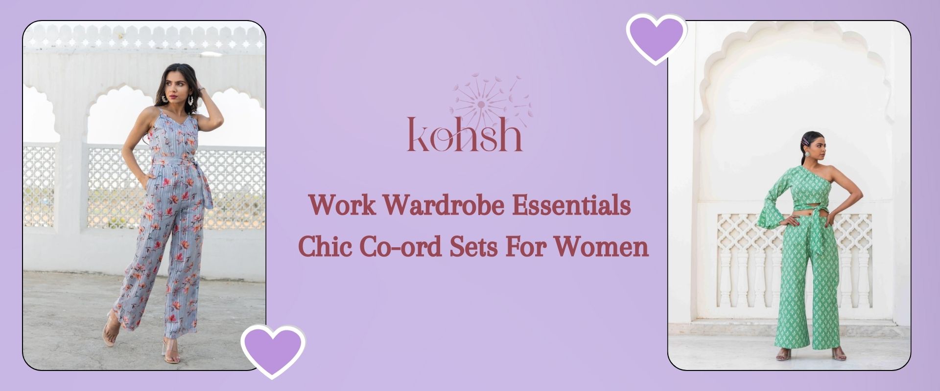 Work Wardrobe Essentials: Chic Co-ord Sets For Women – Kohsh