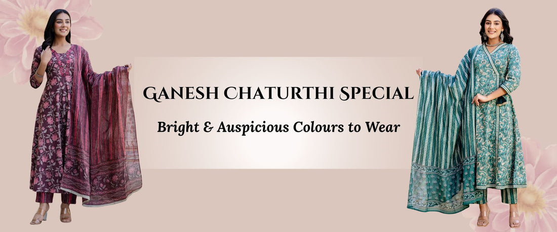 Ganesh Chaturthi Special: Bright & Auspicious Colours to Wear