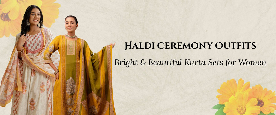 Haldi Ceremony Outfits: Bright & Beautiful Kurta Sets for Women