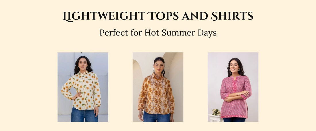 Lightweight Tops and Shirts Perfect for Hot Summer Days