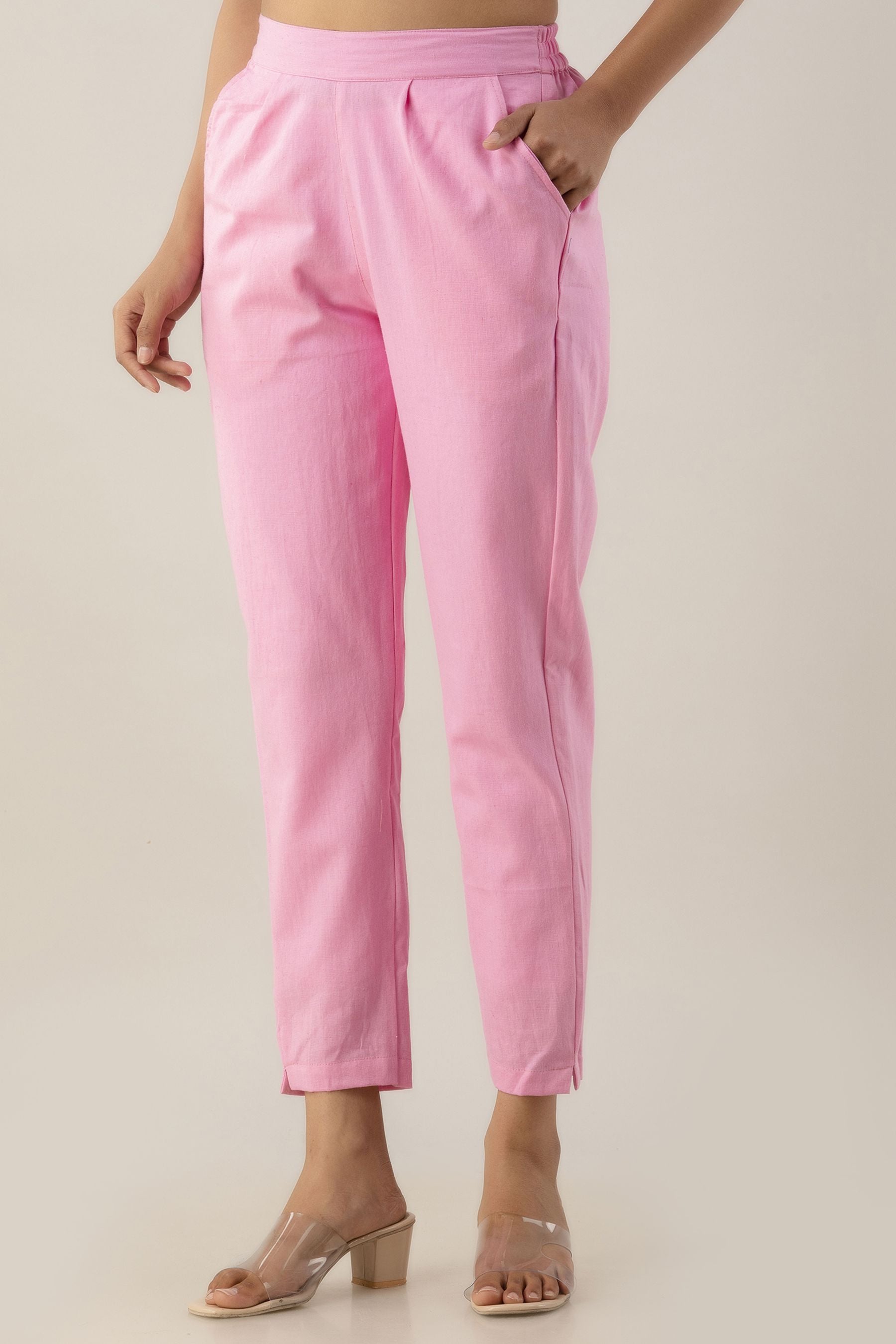 Men's Skinny Light Pink Suit Pants | boohoo
