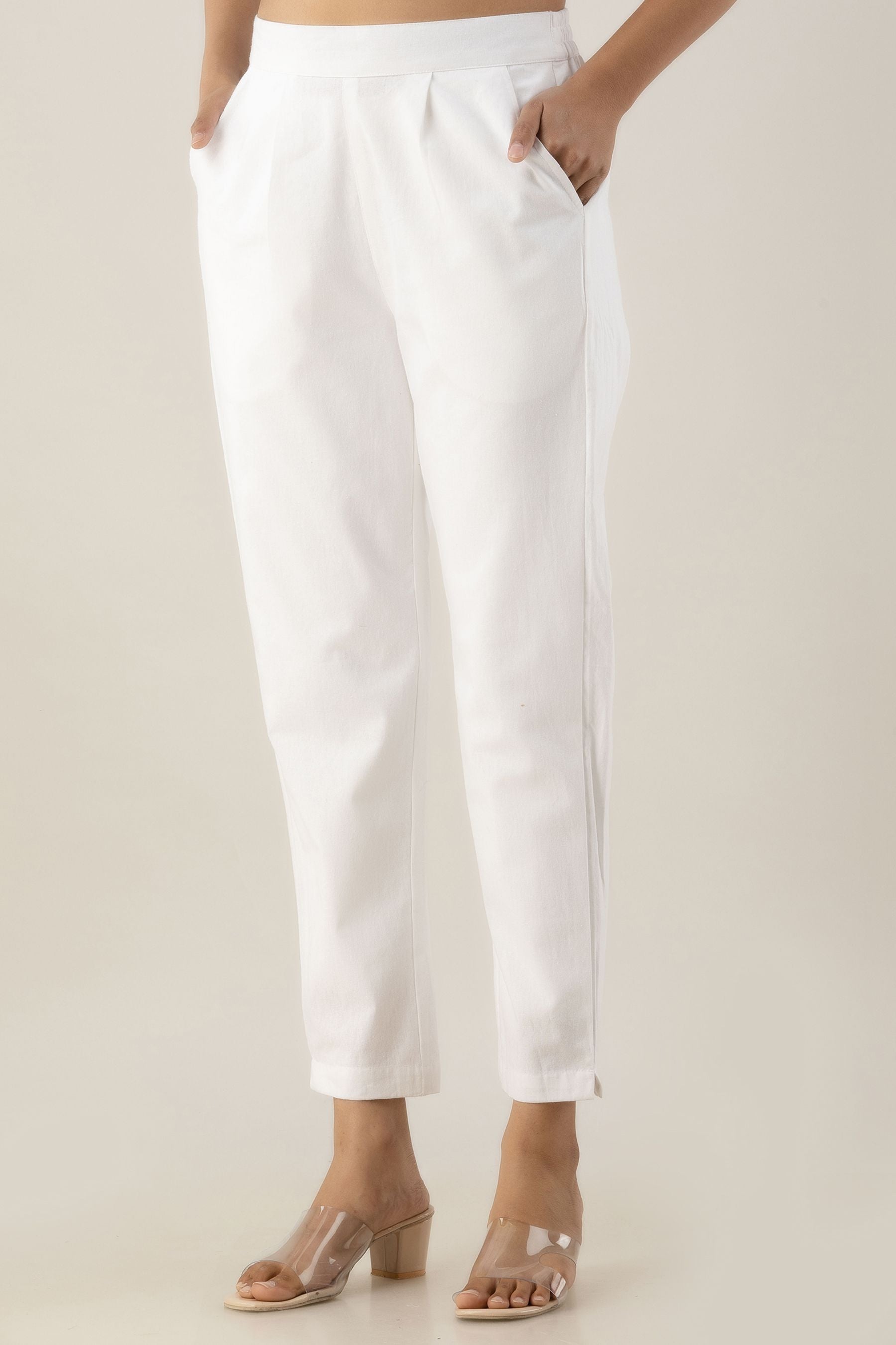 The Jetset - White Linen Women's Pants – Kenny Flowers